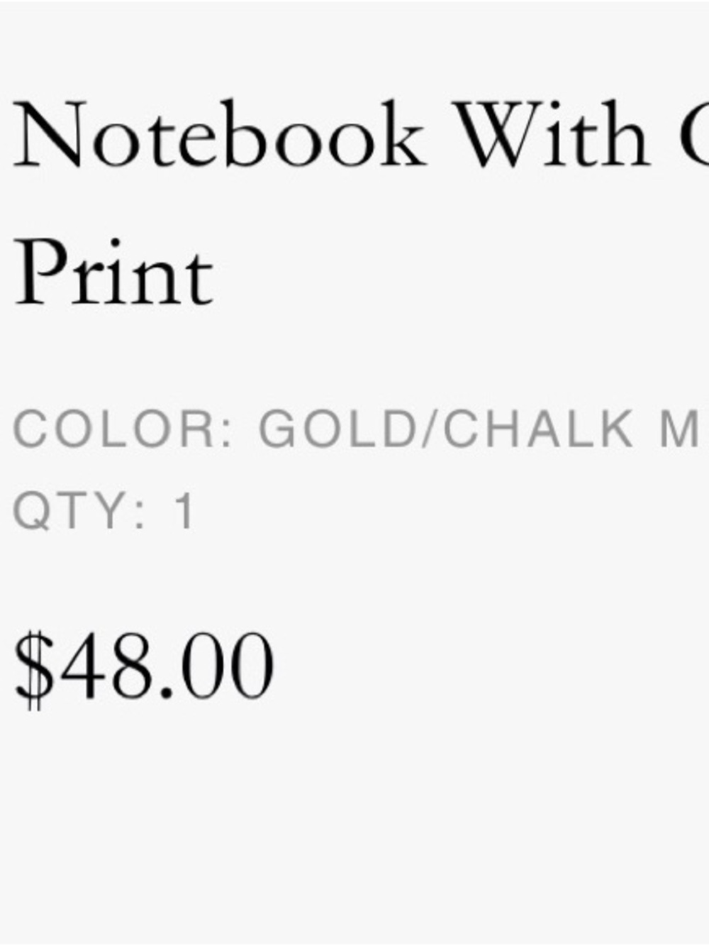Coach Cherry Print Notebook In Cream View 3